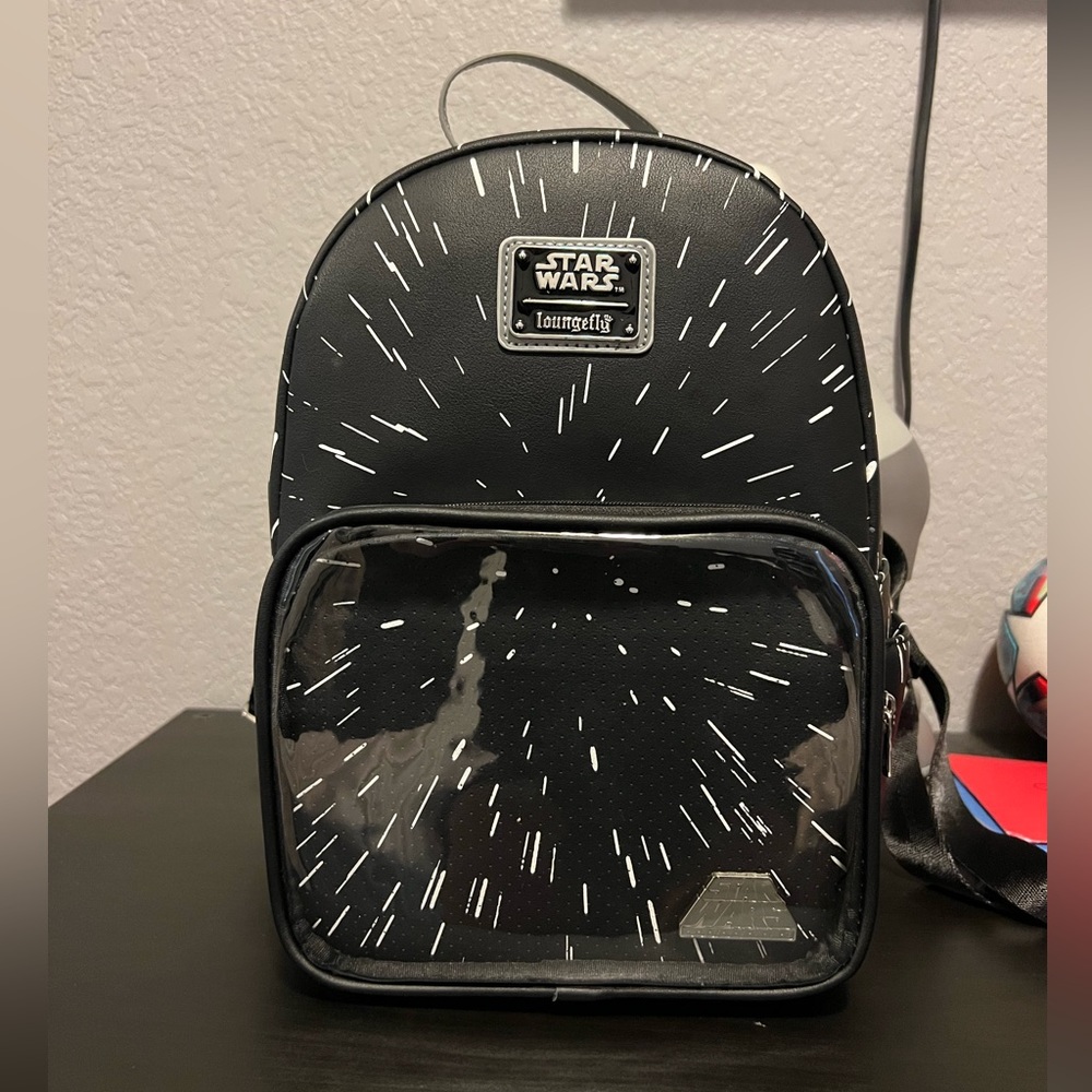 Loungefly Star Wars A New Hope Pin-Trading Galaxy Mini Backpack